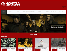 Tablet Screenshot of hontza.org